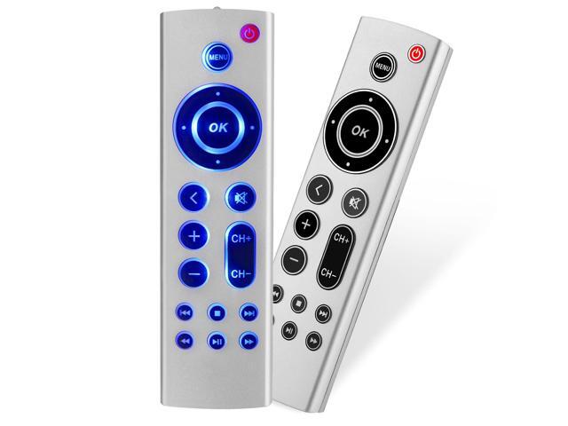 (Pack of 2) Universal Replacement Remote for Apple TV 4K/ Gen 1 2 3 4/ HD A2843 A2737 A2169 A1842 A1625 A1427 A1469 A1378 A1218, No Voice No Siri...