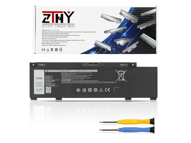 51Wh 266J9 Laptop Battery Replacement for Dell G3 15 3500 3590 3790 G5 15 5500 SE 5505 Inspiron 5490 Series P89F P89F001 P89F002 P89F003 P89F004...