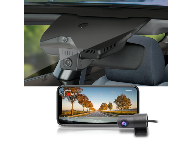 Front 4K+Rear 1080P Dash Cam Adapts for Kia Sorento 2024 2025 & Sorento Hybrid (Part No#R5100), OEM Look, Dual HD Video, WiFi & APP, Loop...