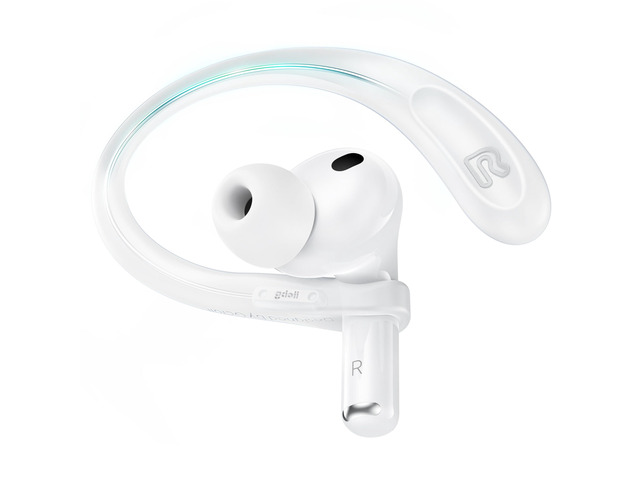 Titanium Alloy Ear Hooks for AirPods Pro 3/2/1, AirPods 4/3, White Anti-Slip Sport Grip Accessories Compatible with AirPods, Added Anti-Lost...