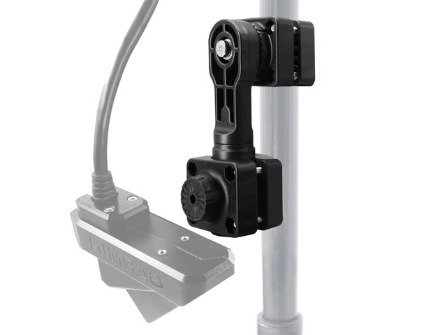 0 Degree Transducer Pole Mount Trolling Motor Bracket Reinforced nylon. Heavy duty sonar mount. Replaces 0101278401. Compatible with Garmin...