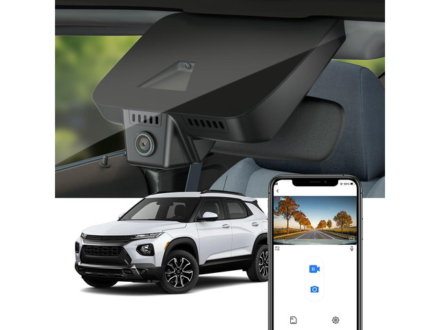 4K Dash Cam Suitable for Chevy Trailblazer 2021-2026 L LS LT ACTIV RS has Auto-Dimming (HD2-D5810), OEM Style, UHD 2160P Video, WiFi & APP, Loop...