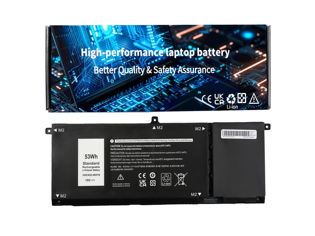 15V H5CKD Battery for Dell Inspiron 7506 7405 7306 7300 7500 Battery Replacement for 5406 5400 5502 5501 5402 5401 5505 5300 5301 5508 5509...