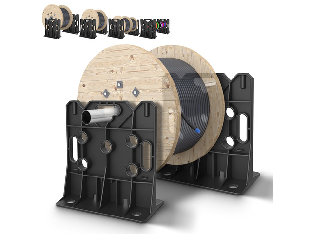Wire Spool Rack, Electrical Wire Dispenser, Cable Management Rack 1 Pair Multi Purpose Wire Dispenser for Organizing Cables 34' Diameter 17' Tall...