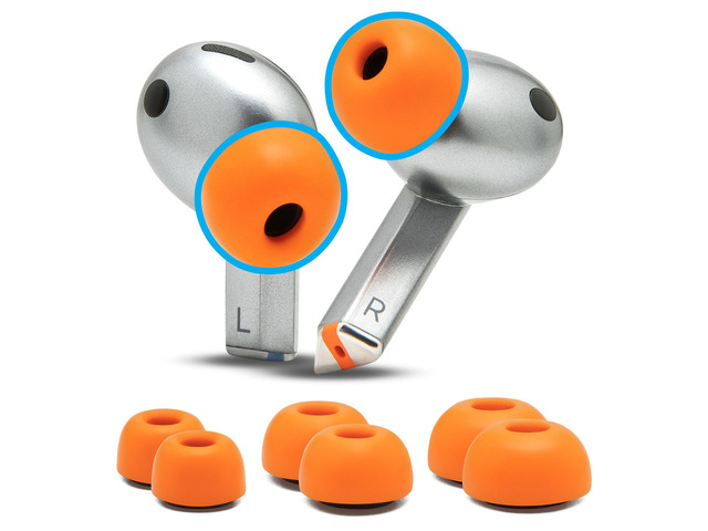 TipZ Galaxy Memory Foam Ear Tips Compatible with Samsung Galaxy Buds Pro 3 & Pro 4 by Wicked Cushions Improved Comfort, Tighter Seal & Better...