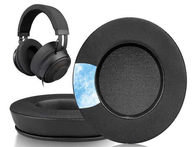 Cooling-Gel Ear Pads Cushions Replacement, for Razer Kraken 2019/Tournament Edition/Ultimate/Kitty, Earpads for Nari/Essential/Ultimate, Kraken...