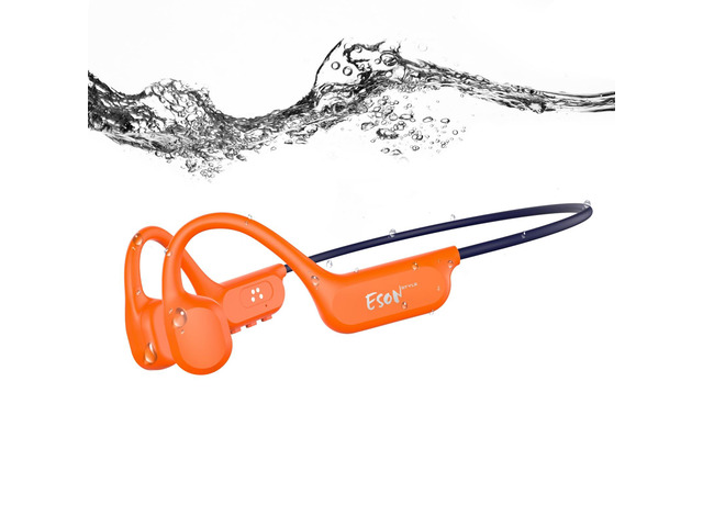 Swimming Headphones Underwater - IP68 Waterproof Bone Conduction Headphones Bluetooth 6.0,Bone Conduction Earbuds with 8G MP3 for Swimming...