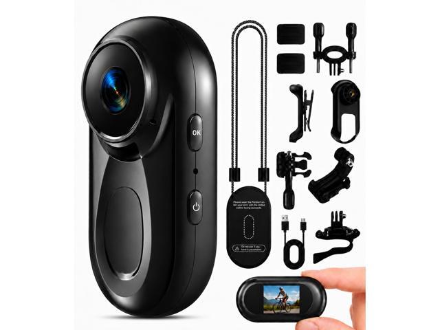 Mini Body Camera 1080P, 512G Thumb Action Camera Hands-Free Recording, Magnetic Vlogging Cam with 360° Rotate, Wearable Video Recorder for...