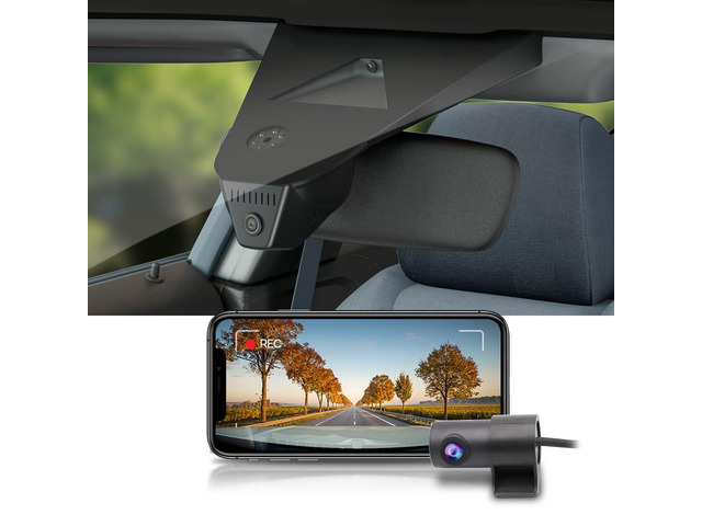 Front 4K+Rear 1080P Dash Cam Adapts for Acura TLX 2024-2025 (HD2-D6430), Integrated OEM Style, Dual HD Video, Built-in WiFi & APP, Loop Recording,...
