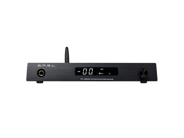 AL200 Stereo Integrated Amplifier, 2-Channel Class D Audio Headphone Amp, MA5332MS Chip XMOS XU-316 MQA DSD Native 256,...