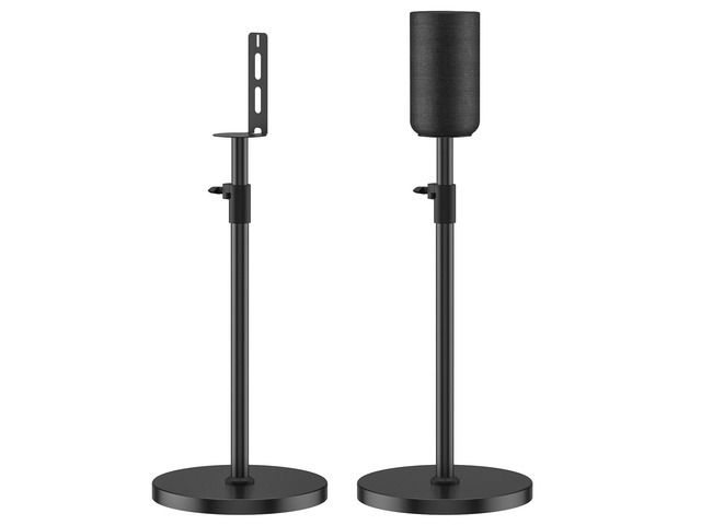 Adjustable Height Speaker Stands for Sony SA-RS5 Wireless Rear Speaker Stand - Heavy-Duty Floor Speaker Stands Pair for Sony SA-RS5 Speaker Stands...