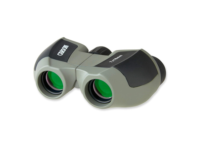 MiniScout 7x18mm Ultra Compact Porro Prism Binoculars (JD-718), 1.5 H x 3.5 L x 2.75 W