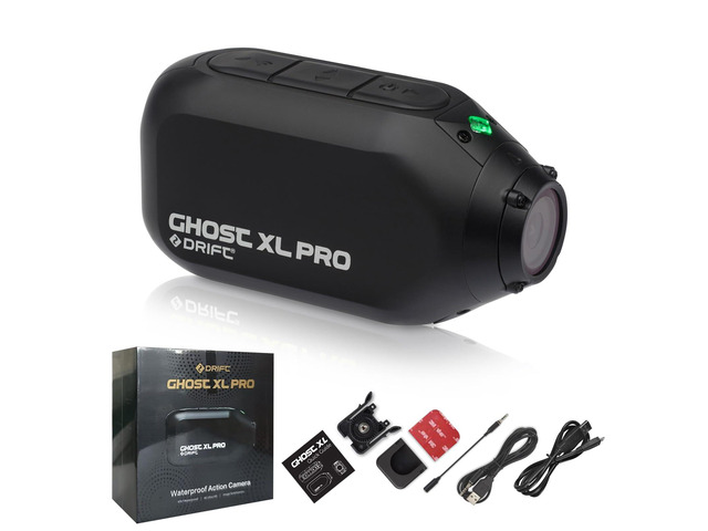 Drift Ghost XL PRO Sport Action Camera 4K Sport WiFi IPX7 Waterproof Wearable Live Stream Vlog Motorcycle Bicycle Helmet Cam