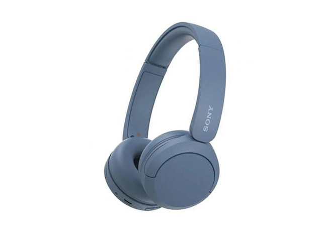 WH-CH520L Wireless Bluetooth Headphones - Up to 50 Hours Battery Life with Quick Charge Function, On-Ear Model - Matte Blue