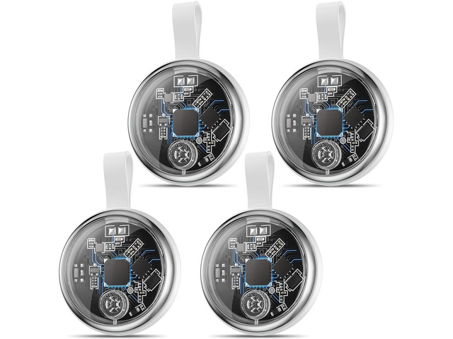 2026 New Tracker Tags-4 Pack Compatible with Apple Find My (iOS Only), Bluetooth Tracker Smart Tag Waterproof Key Finder Item Locator for Keys,...