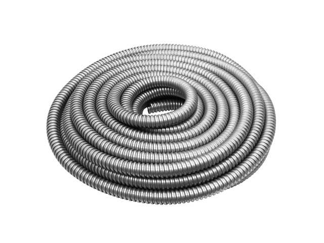 3/4 inch x50ft Flexible Electrical Conduit - Galvanized Steel Greenfield Flex Metal Conduit for Exposed Wiring, AC Connections & Industrial Cable...