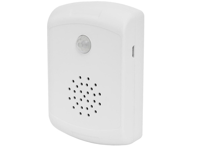 Voice Recordable PIR Infrared Motion Sensor Detector with Multi-Track Playback. Record or Download Your own Custom MP3 Files to Play Speech, Music...