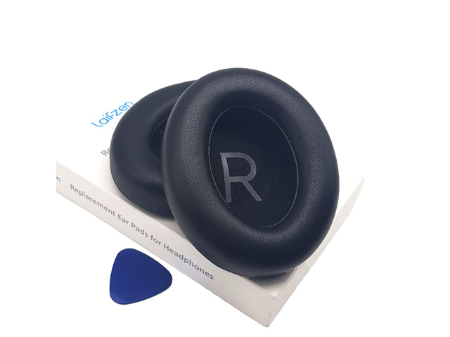 Lambskin NC 700 Earpads Real Leather Ear Pads Cushions Sheepskin Replacement Cups for Bose NC700 Noise Canceling Headphones (Black)