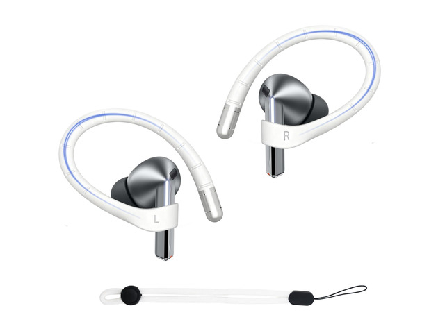 Titanium Alloy Ear Hooks for Samsung Galaxy Buds 3 Pro/Buds 3 FE/Buds 3 Galaxy Buds 3 Earhooks Added Anti-Lost Lanyard,Accessories That Fit...