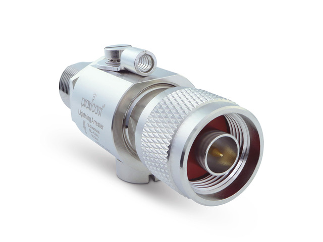 Coaxial Lightning Arrester for 0 to 6 GHz (N-Male/N-Female) - Pro-Grade 230V Antenna Lightning Protector for 4G, LTE, 5G, Wi-Fi, 900MHz, Helium,...