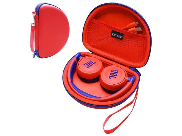 Case for JBL JR Jr310BT/Junior 320BT Kids Headphones Red Hard Carrying Travel Case for JBL JR Jr310BT/Junior 320BT Kids Headphones