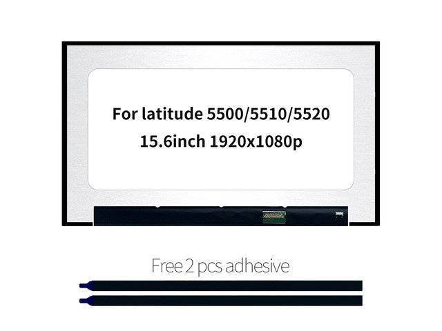 LCD Screen Replacement for DELL Latitude 5520 5510 5500 FHD 1920X1080P LED Non-Touch IPS Display 30Pin for Non-Touch