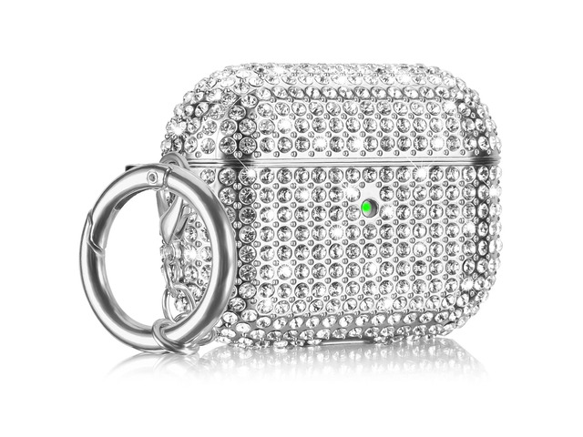 Case for AirPods Pro 2nd Generation Cute AirPod Pro 2 Protective Case Cover for Women Girls Bling Crystal PC Apple Air Pods Pro Cases Accessories