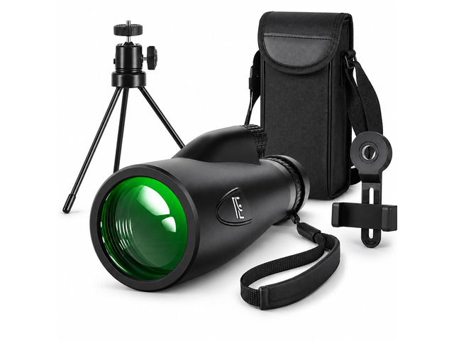 Birthday Gifts for Men Dad Husband, 10-30x50 Monocular for Hiking Camping Zoom, Tech Gifts for Fathers Day & Christmas, with Phone Adapter &...
