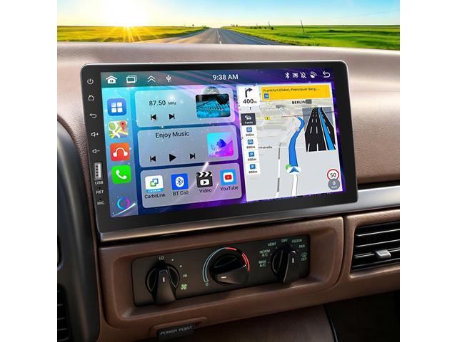 Single Din Car Stereo Radio for 1992-1997 Ford F150 F250 F350 Touchscreen Wireless CarPlay & Android Auto,9' Touch screen,1 Din Car Audio...