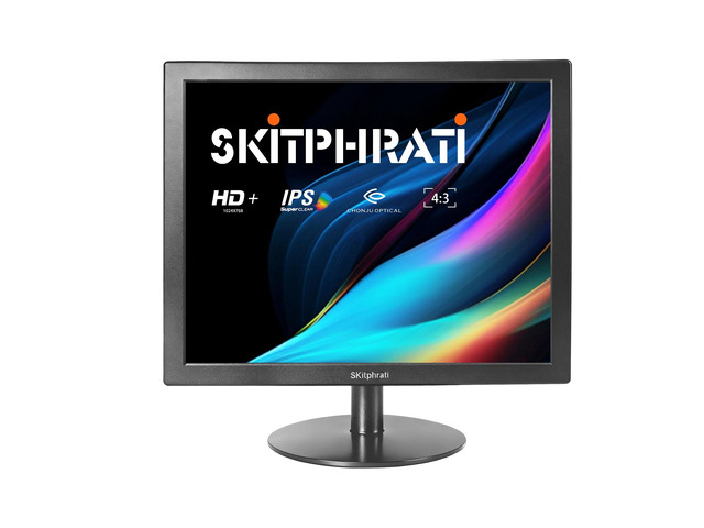 15 Inch Monitor HD 1024 * 768 Screen with VGA, HDMI, 4:3 Aspect Ratio, 60 Hz, VESA Mountable, TN Panel Monitor for PC, Computer, Laptop, Raspberry...