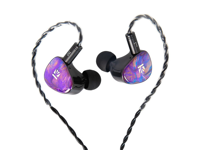 KBEAR KB02 Colorful Resin Shell in Ear Monitor Headphones, Bone Conduction Dynamic Driver Wired Earbuds, IEM Headphones HiFi Earphones with 2Pin 4N...