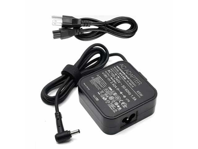 Genuine ADP-65GD D B AD10500 19V 3.42A 65W 4.5x3.0mm EXA1203YH PA-1650-48 78 AC Adapter Compatible with ASUS PRO MSI Modern 14 M14 P14 15M Laptop...