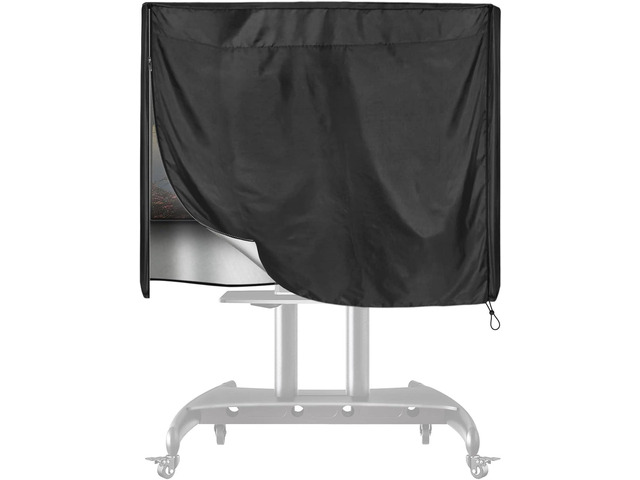 Mobile Outdoor TV Stand Cover 66L × 20W × 46H Inches For 60-72 Inches Mobile TV Stand Cart Waterproof Weatherproof And Dust-Proof TV Screen Protectors