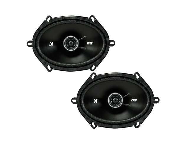DSC680 6x8-Inch (160x200mm) Coaxial Speakers, 4-Ohm (Pair) Factory door upgrade, crisp full-range sound for trucks and SUVs, fits 5x7 openings...