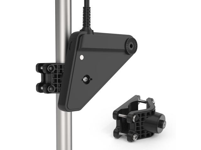 Transducer Mount Pole Mount Compatible with Lowrance Eagle Eye 9, Adjustable Clamp Style for 0.78' to 1.96' Pole