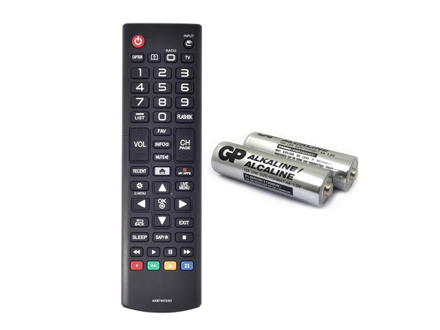 AKB74475401 Replacement for LG Remote Control for Smart TV (No Setup) 49UF6430 43UF6400 49UF6490 49UF6400 43UF6430 43LF5900 55UF6450 49UF6900...