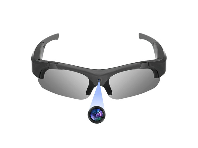 Sports Camera Glasses for Men, Video Recording Glasses, 1080P HD Eyewear UV Protection Camera Sunglasses for Outdoor Activities Cycling, Traveling,...