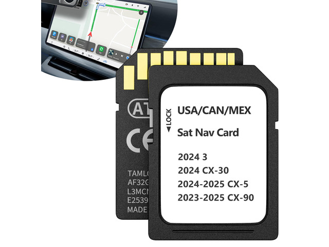 2026 Navigation SD Card for Mazda CX-5 - KMV666EZ1C, Compatible with Mazda 2024-2025 CX-5, 2024 CX-30/3, 2023-2025 CX-90, Latest Navigation SD Card...