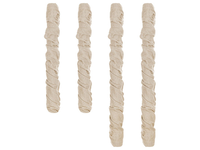 4 Pcs Fabric Cord Cover, 6 Feet and 4 Feet Length Chandelier Chain Cover Easy to Install for Chandeliers Lighting Wire Cable Management and Hiding