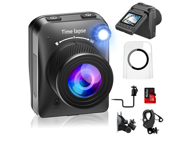 2026 Upgraded 4K Time Lapse Camera Outdoor Construction Plant Weather Life, Manual Focus, IP66 Waterproof, 6 Month Battery Life, 32GB TF Card Included
