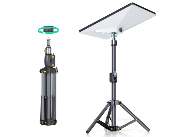 for Starlink Mini Tripod Mount with Adapter for All Starlink Mini Dish Adjustable Height and 360° Tilt, With Pipe Adapter, Portable Starlink Mini...