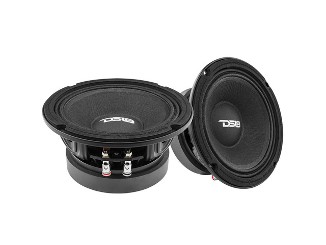 PRO-EXL64 Loudspeaker - 6.5', Midrange, Red Aluminum Bullet, 600W Max, 300W RMS, 4 Ohms, Ferrite Magnet - for The Peple Who Live and Breathe Car...