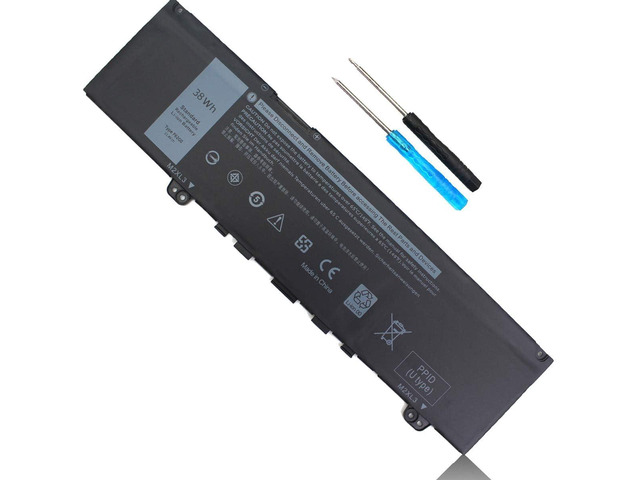 38Wh Type F62G0 Laptop Battery for Dell Inspiron 13 7000 2-in-1 7373 7386 7370 7380 5370 P83G P87G P91G P83G001 P83G002 P87G001 P91G001 Vostro 5370...