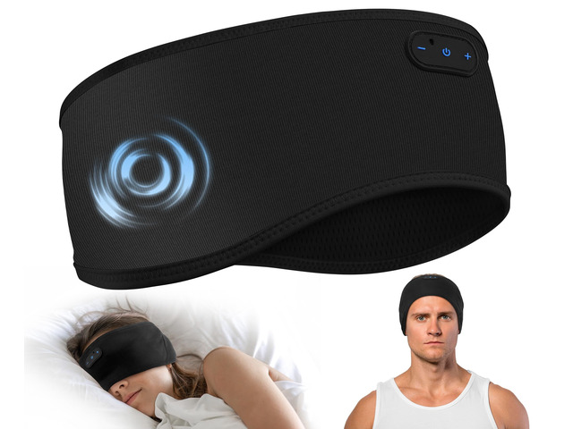 Modal-Fabric Bluetooth Headband Headphones for Sleep and Sports Wireless Headbands with Breathable Modal-Fabric, Comfortable for Side Sleepers...