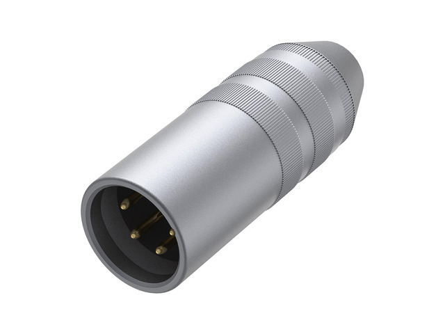 XLR 4Pin to 4.4mm Balanced Adapter, Aluminum Alloy Pure Copper Durable Design High Fidelity Conversion Audio Plug, Compatible with Players,...