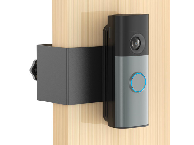 Anti-Theft Doorbell Mount for Battery Doorbell/Plus/Pro(2026 Model) No-Drill Doorbell Camera Bracket for Apartment Door, No Front Cover, Renter...