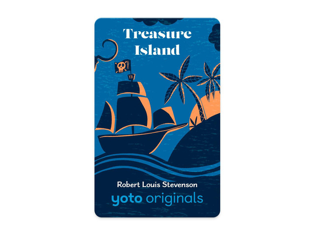Classics: Treasure Island - Kids Audio Card, Ages 8+ Screen-free Treasure Island audiobook card for Player and Mini classic story for playtime...