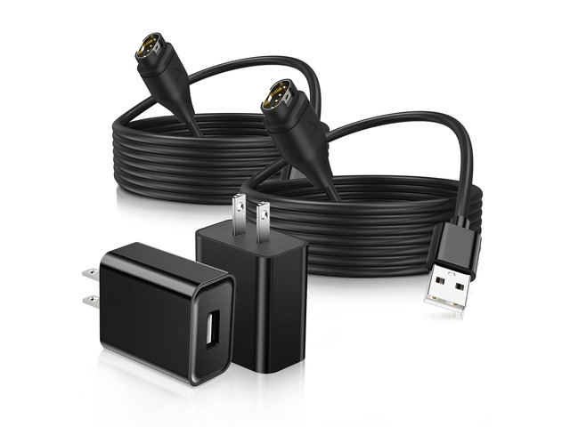 2 Pack Wall Fast Charger for Garmin Charger for Garmin Fenix 8 7 6 6X 5 5S Forerunner 55/255/745, Venu Sq 2 Plus 2S 3S,Vivoactive 5 4 4S, Instinct...