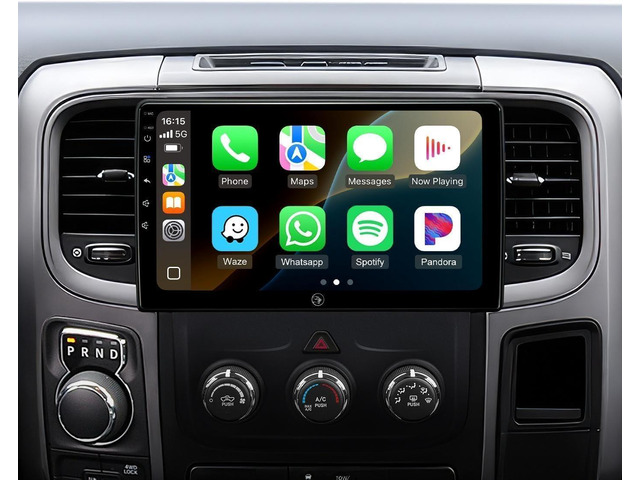 10' 4G+64G Car Radio for Dodge Ram Pickup 1500 2500 3500 2013-2018 Upgrade Stereo Bluetooth5.4 Apple CarPlay Android Auto GPS Navigation 5G WiFi6...
