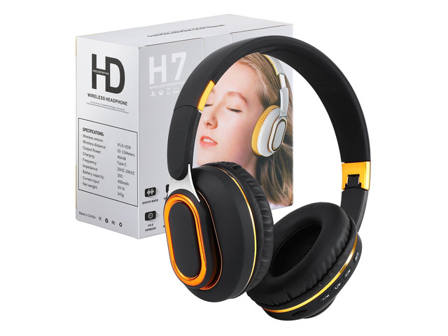 Bluetooth Headphones, Foldable Wireless Over-Ear Headphones with Hidden Mic for Cell Phone, Laptop, PC, Suitable for Music, School, Workouts, and...